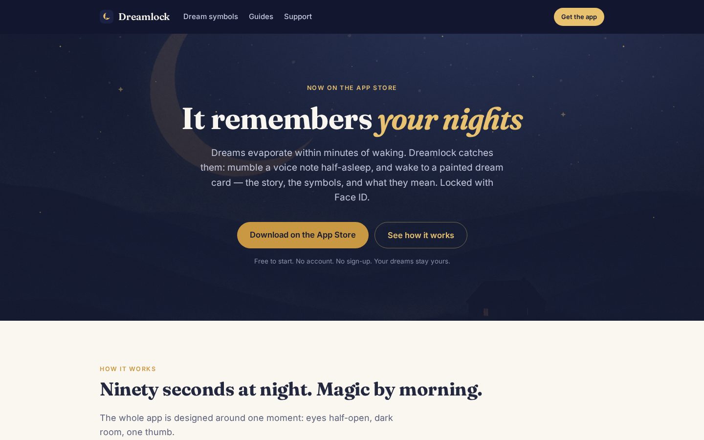 Dreamlock Homepage