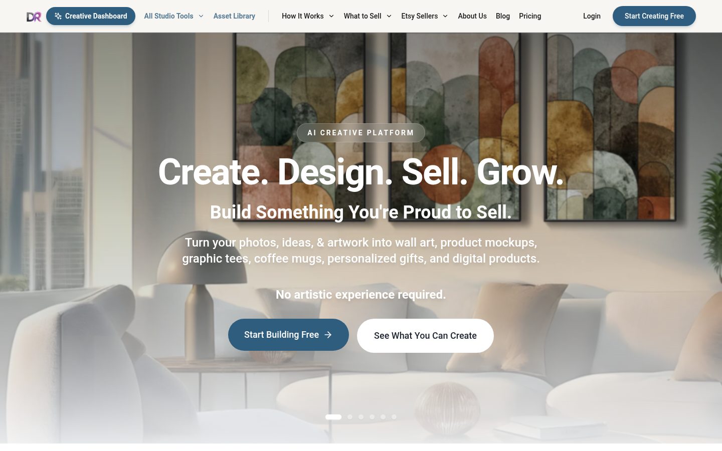 DreamRender.io Homepage