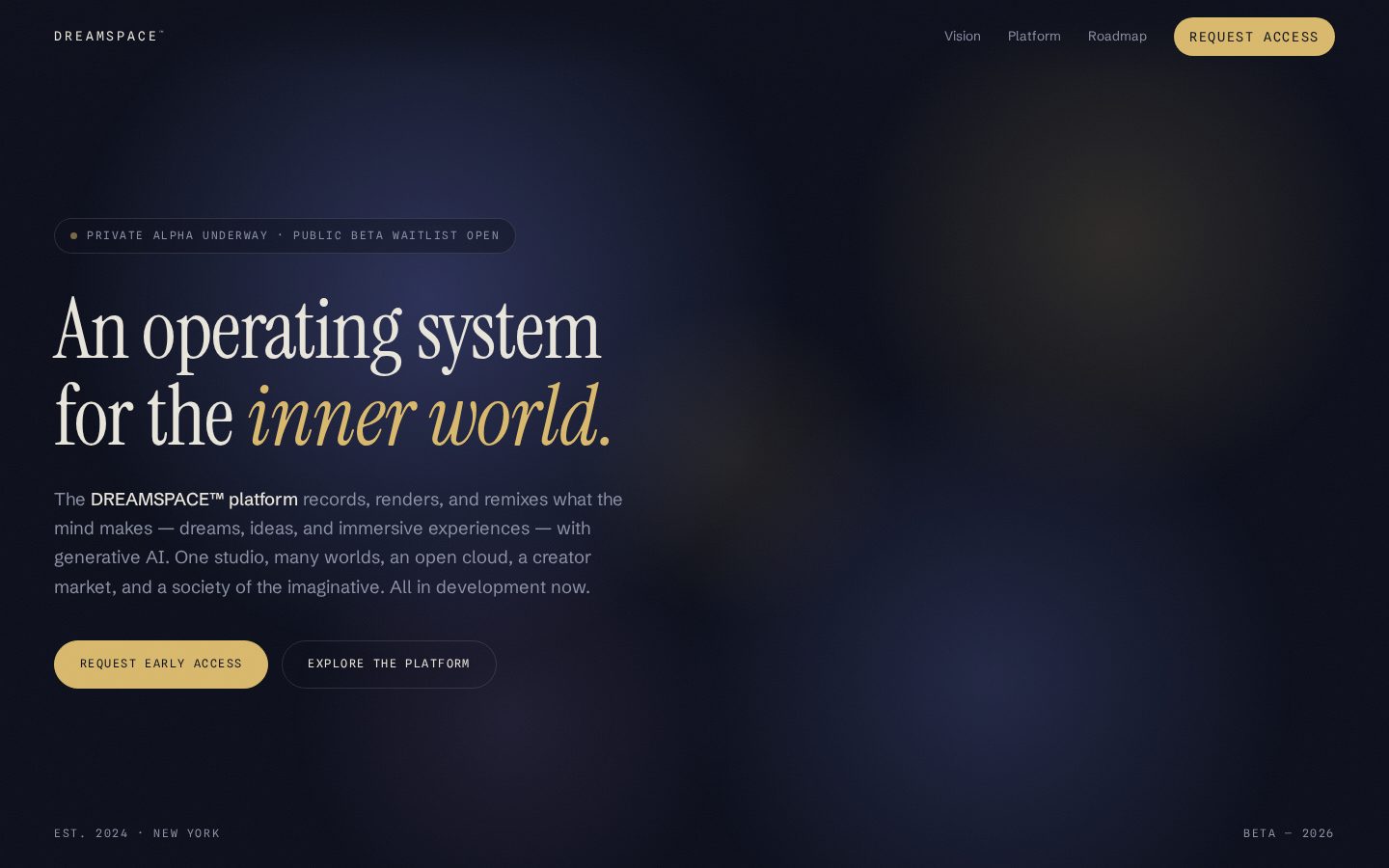 Dreamspace Homepage