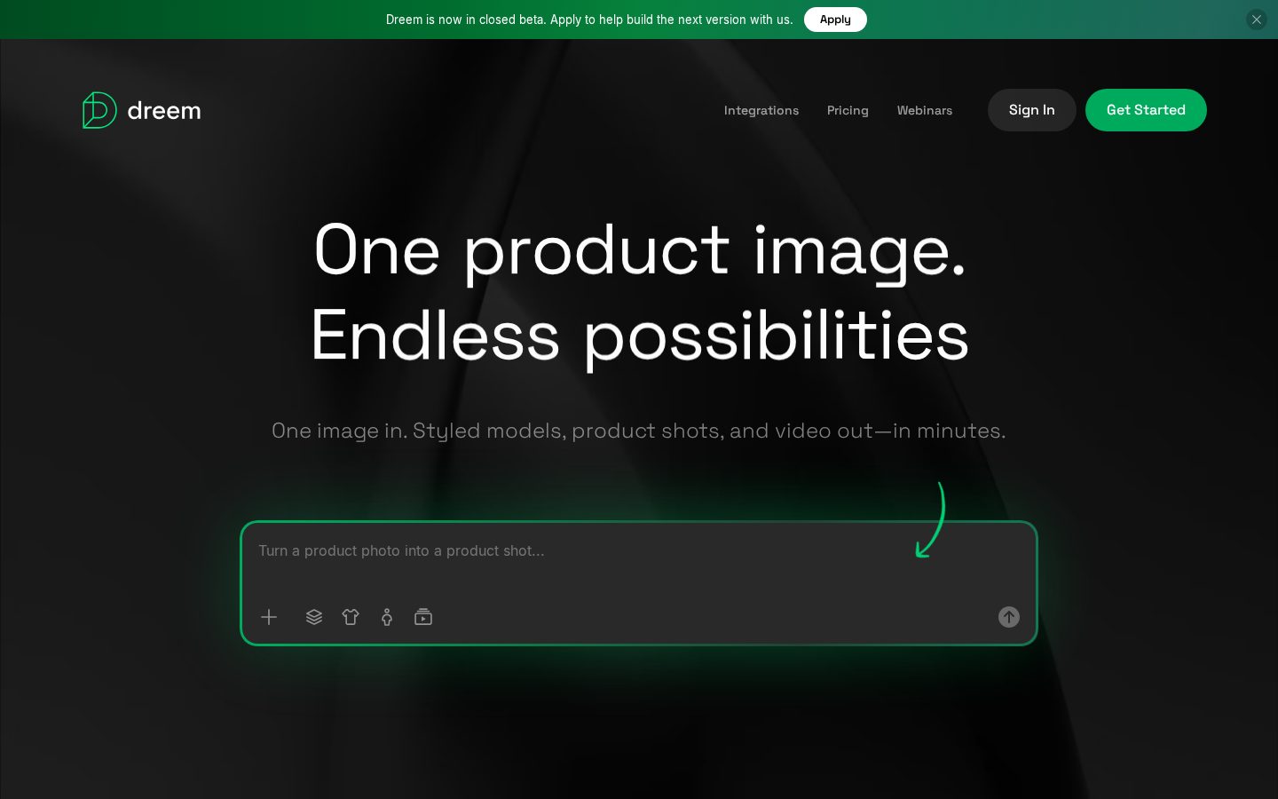 Dreem Homepage