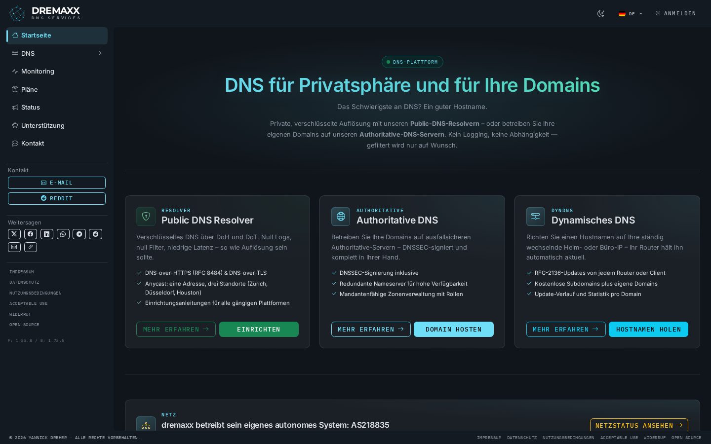 Dremaxx Homepage