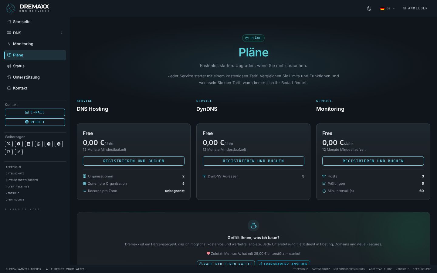 Dremaxx Pricing