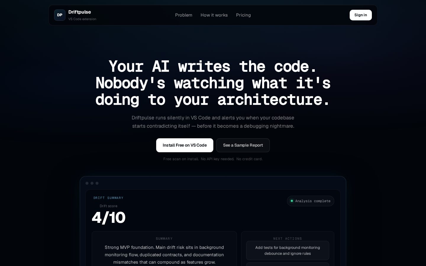 Driftpulse Homepage