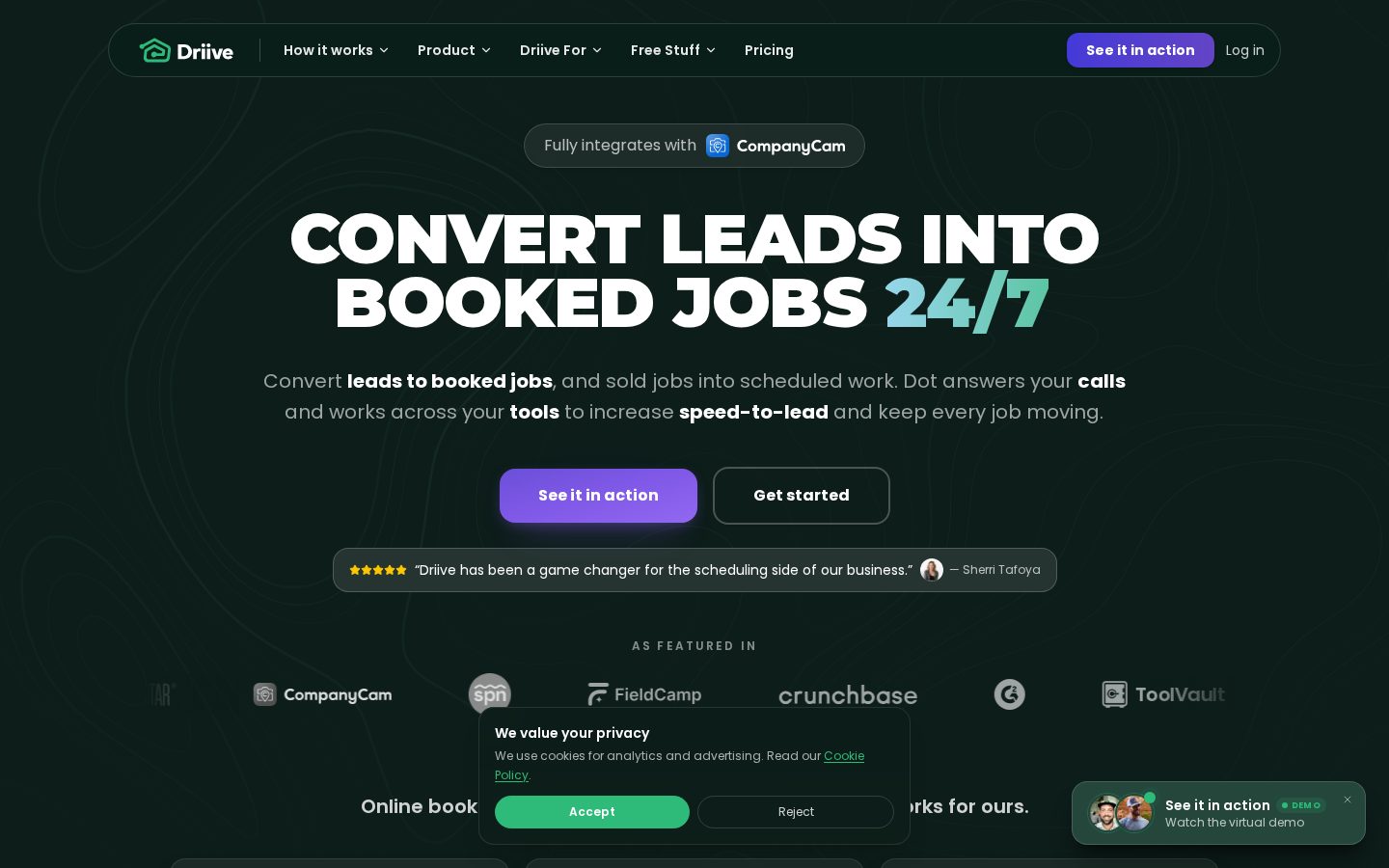 Driive Homepage