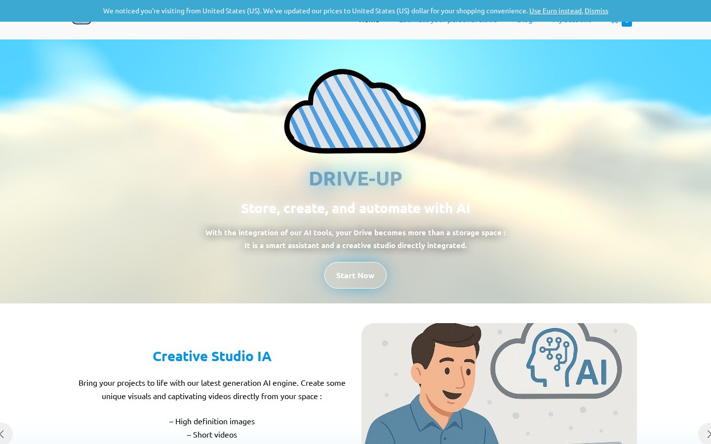 Drive-Up Homepage