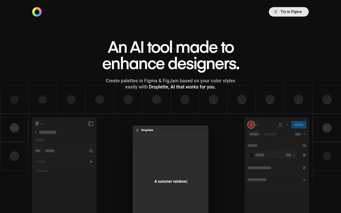 Droplette Homepage