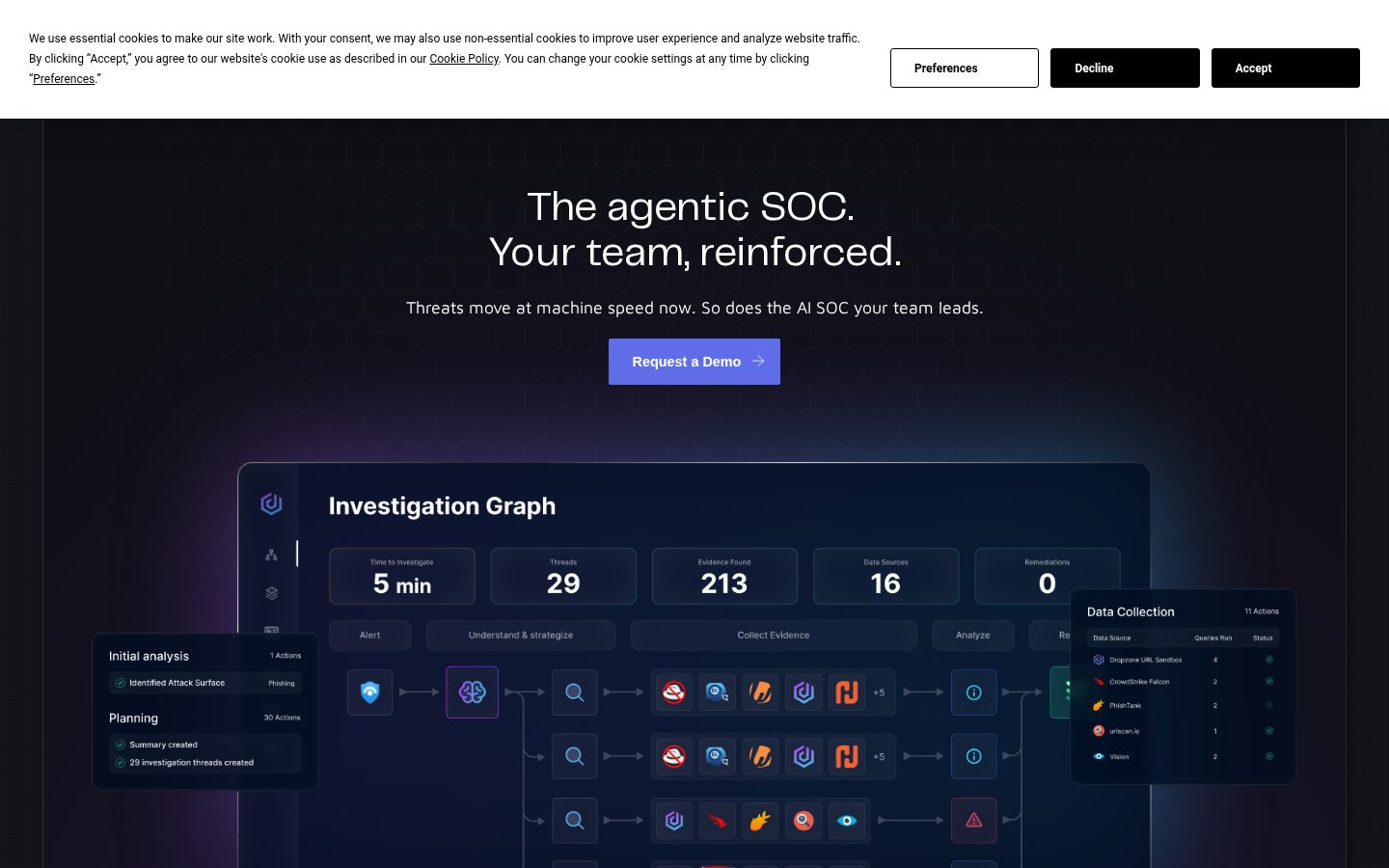 Dropzone AI Homepage