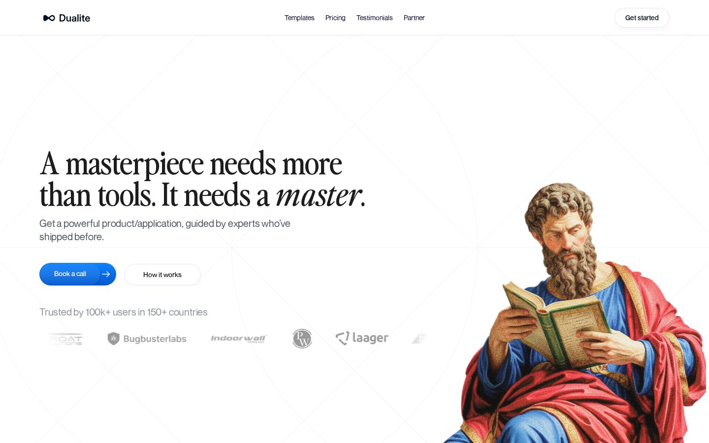 Dualite x Supabase Homepage