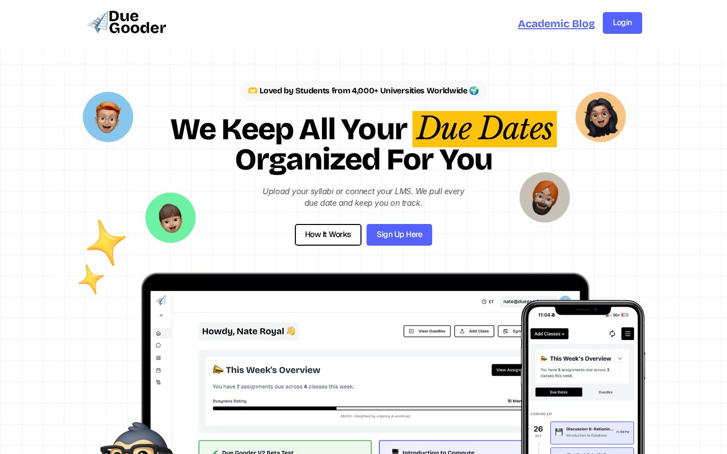 Due Gooder Homepage