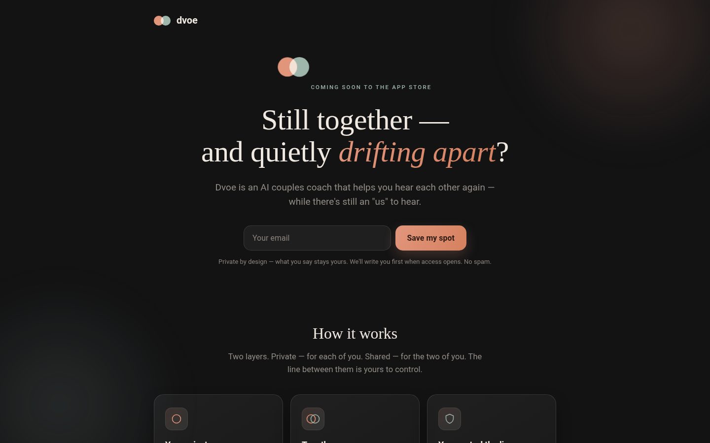 dvoe Homepage