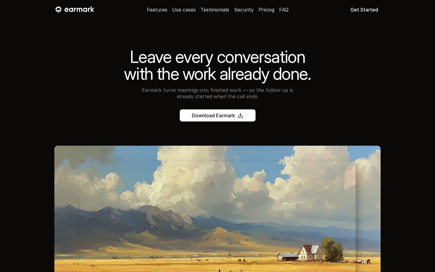 Earmark Homepage