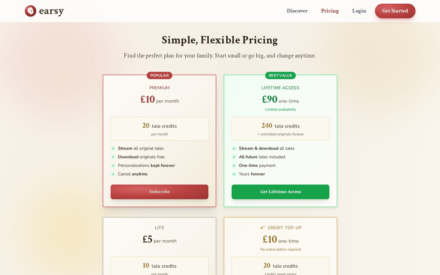 earsy.ai Pricing