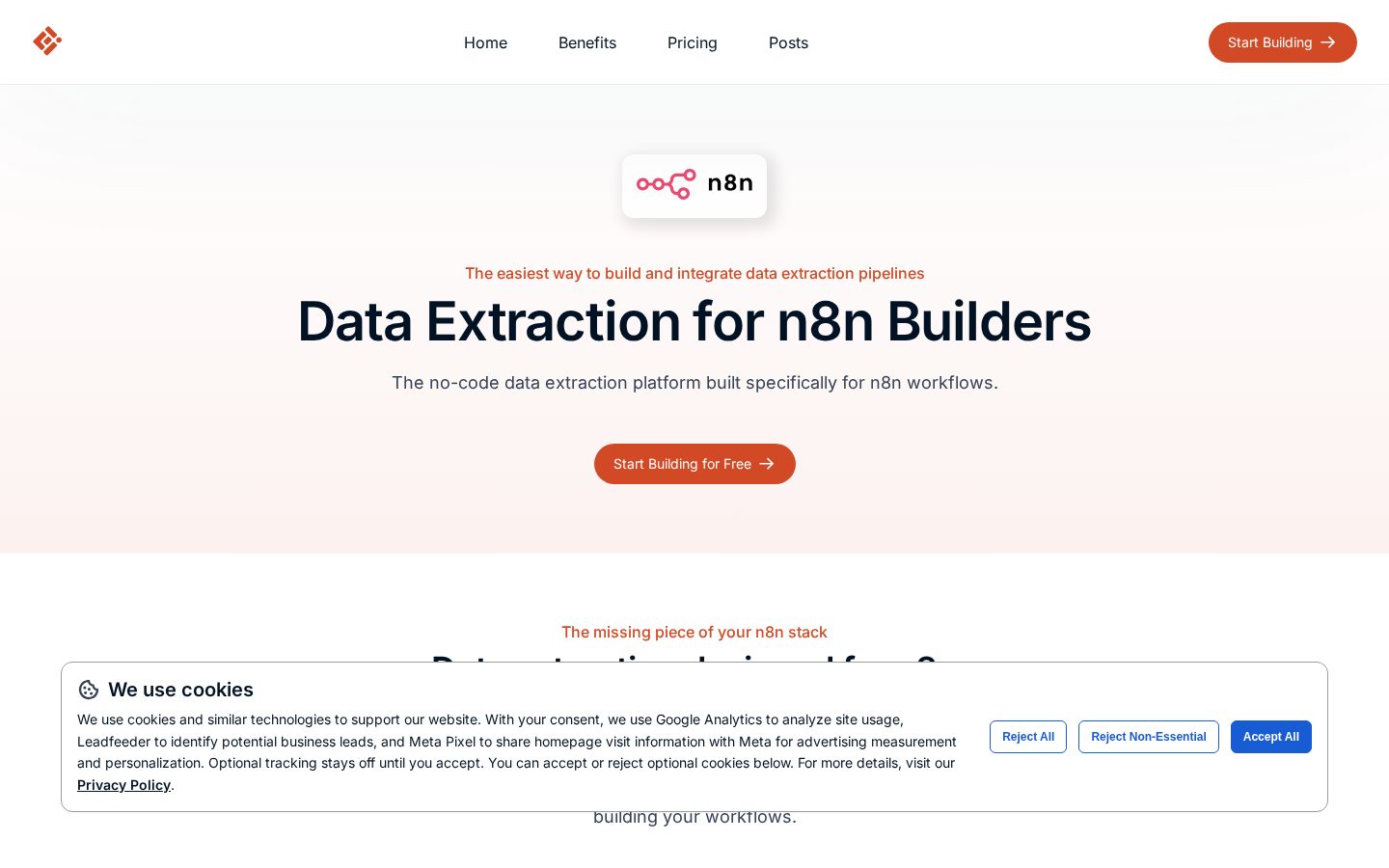 easybits Extractor Homepage