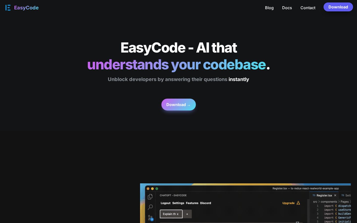 EasyCode Homepage
