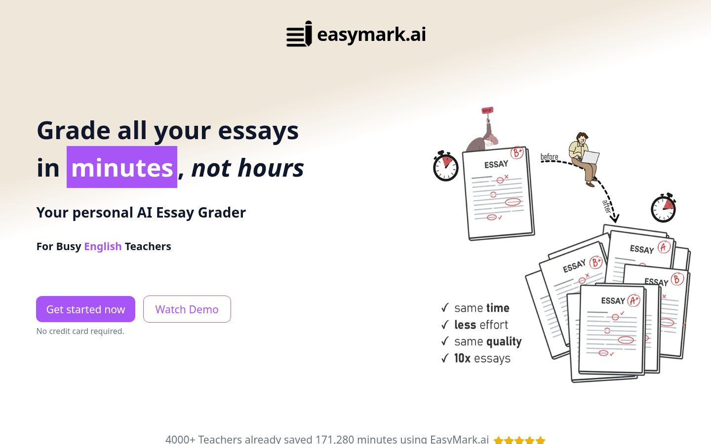 EasyMark Homepage