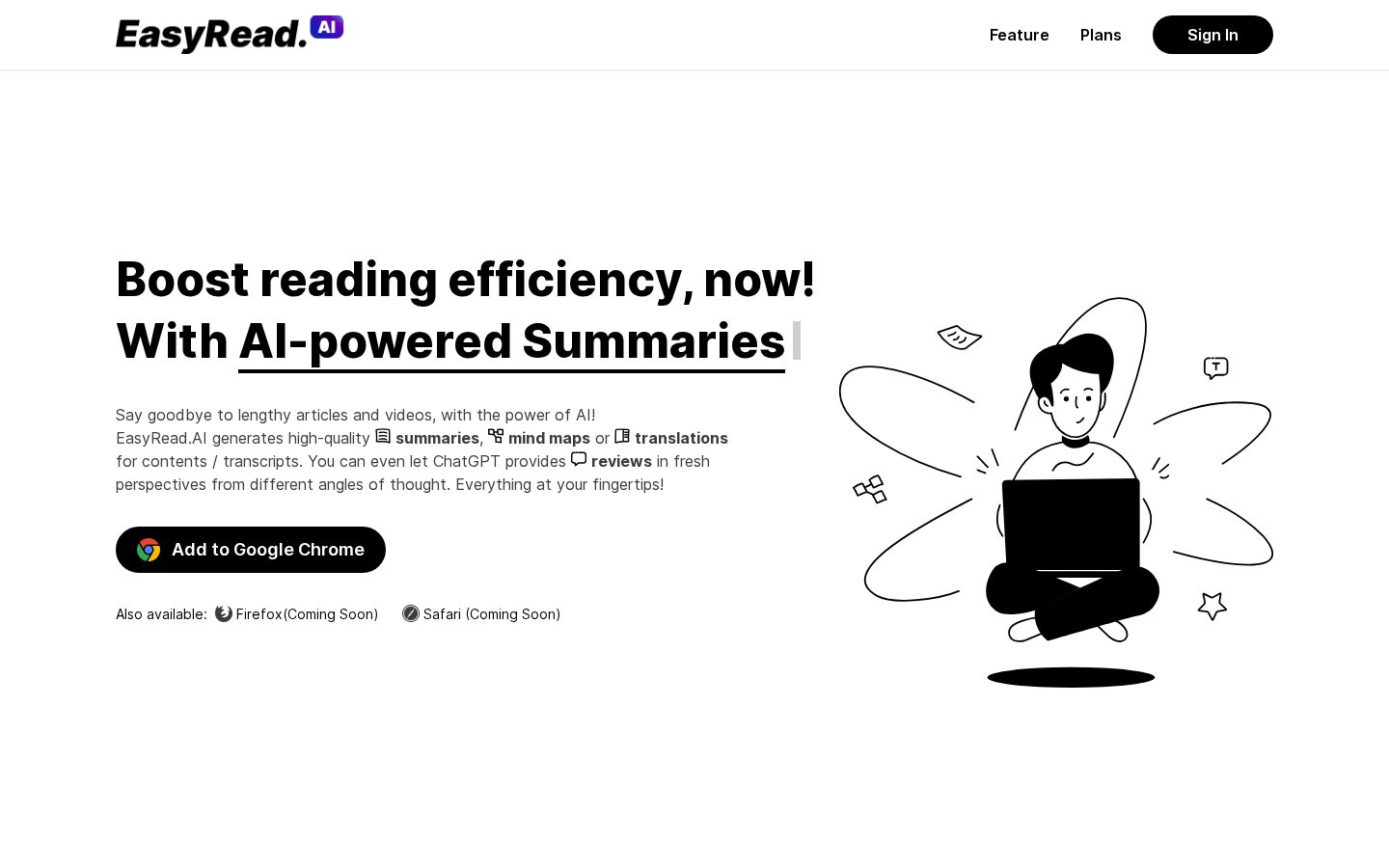EasyRead.AI Homepage