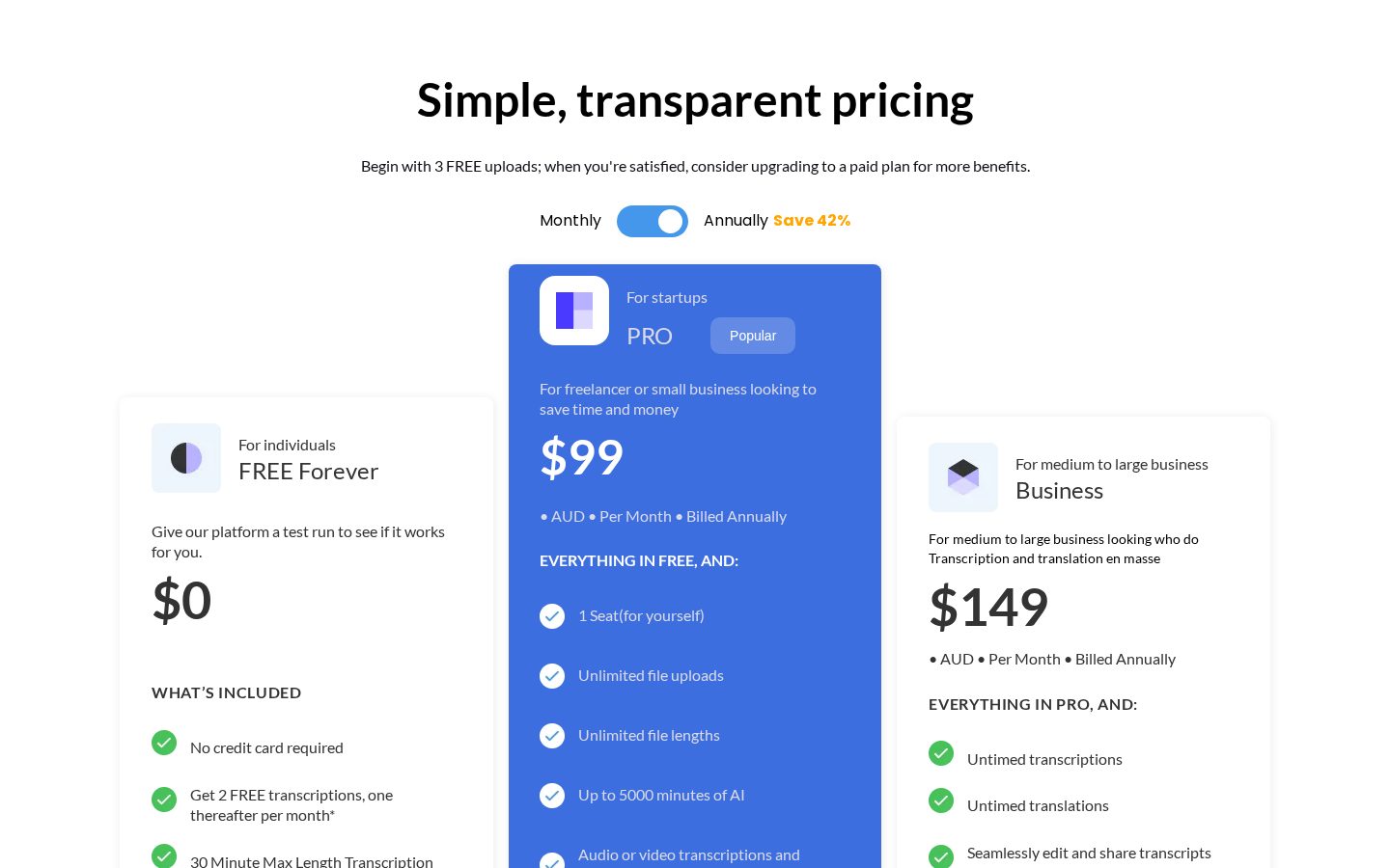 Ecango Pricing