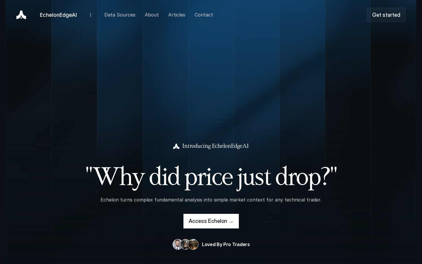 EchelonEdgeAI Homepage