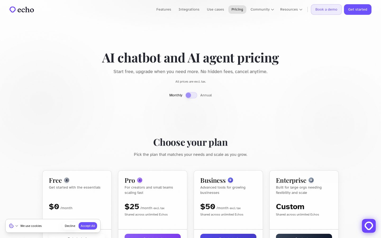 Echoai Pricing