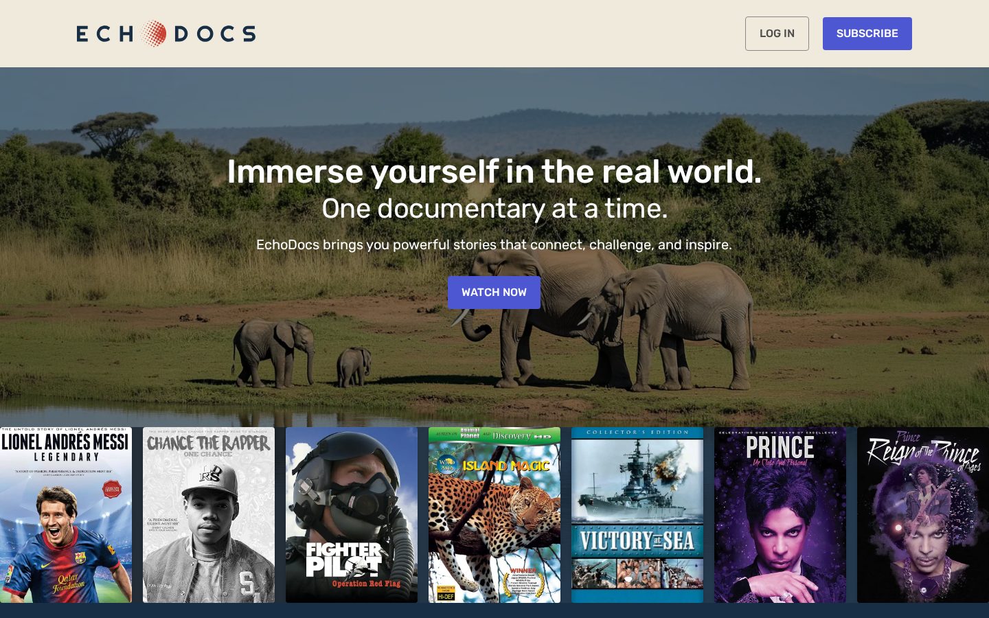 EchoDocs Homepage