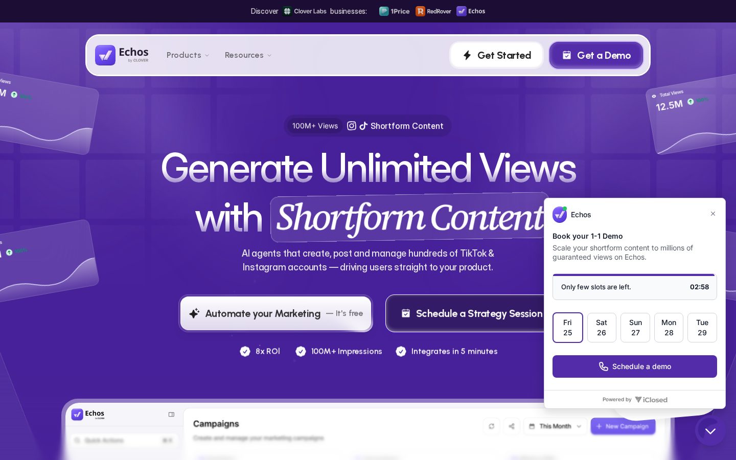 Echos Homepage