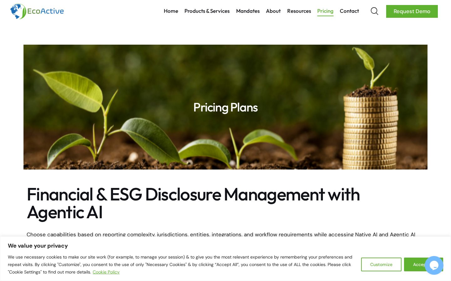 EcoActive Pricing