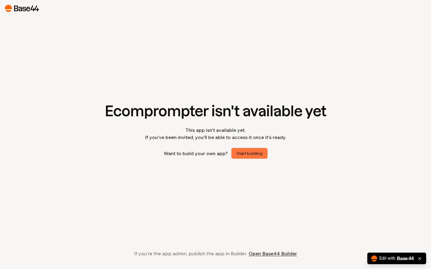 Ecomprompter Homepage