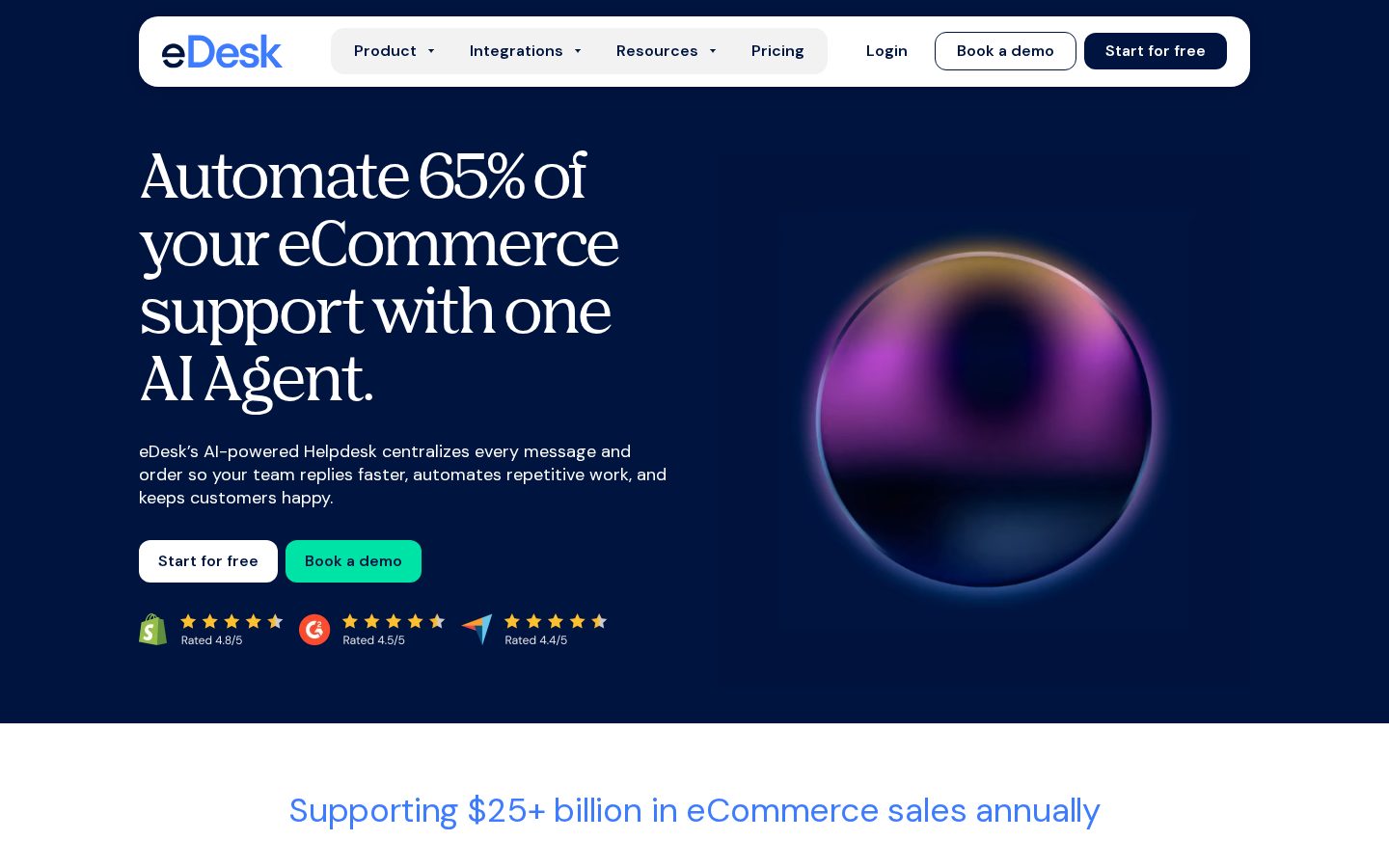 eDesk Homepage