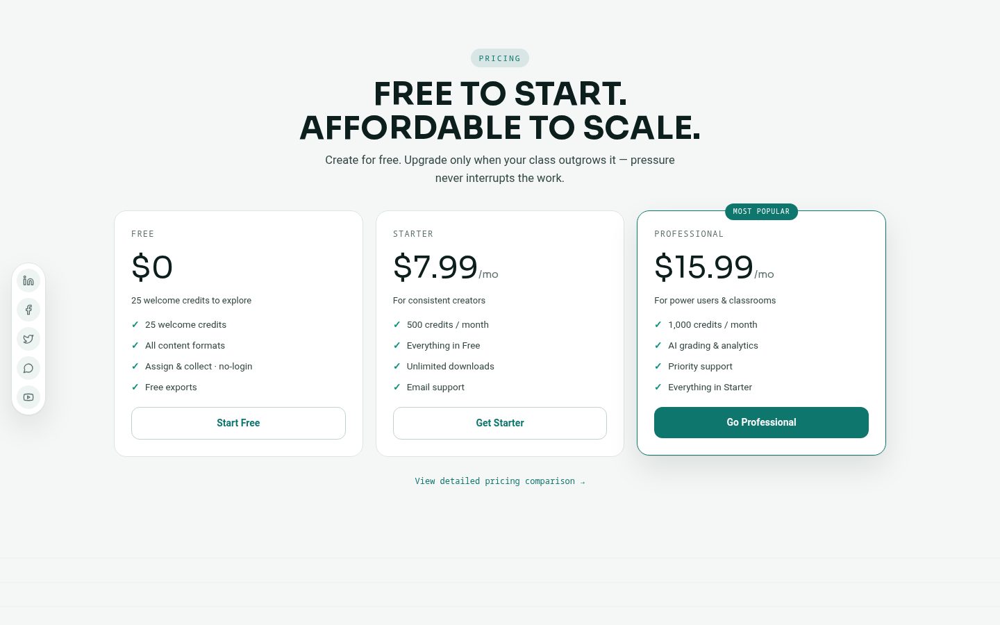 Edugenius Pricing