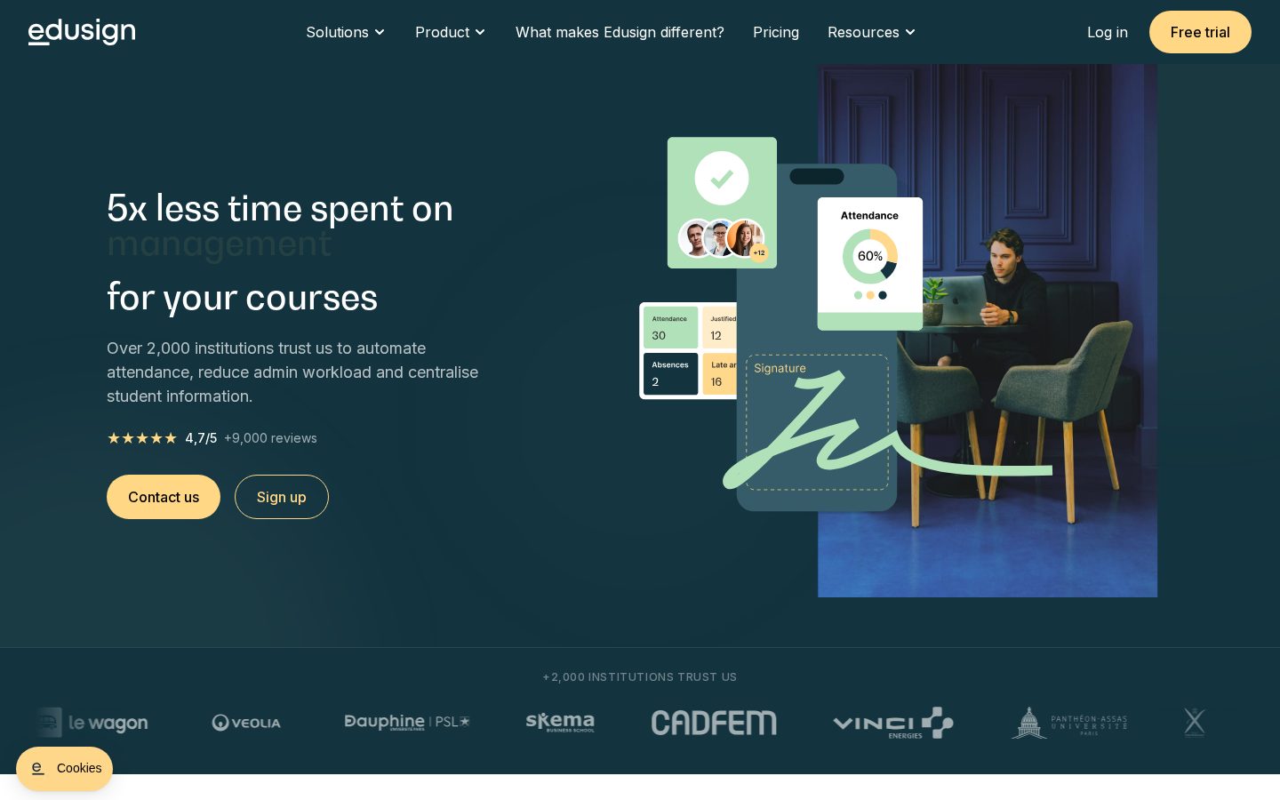 Edusign Homepage