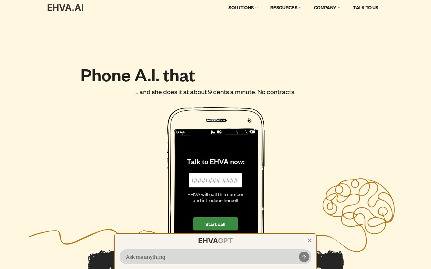 Ehva ai Homepage