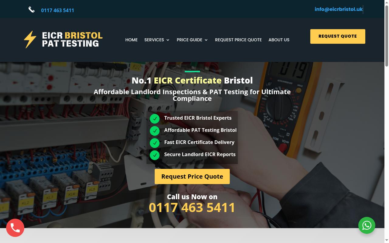EICR Bristol Homepage