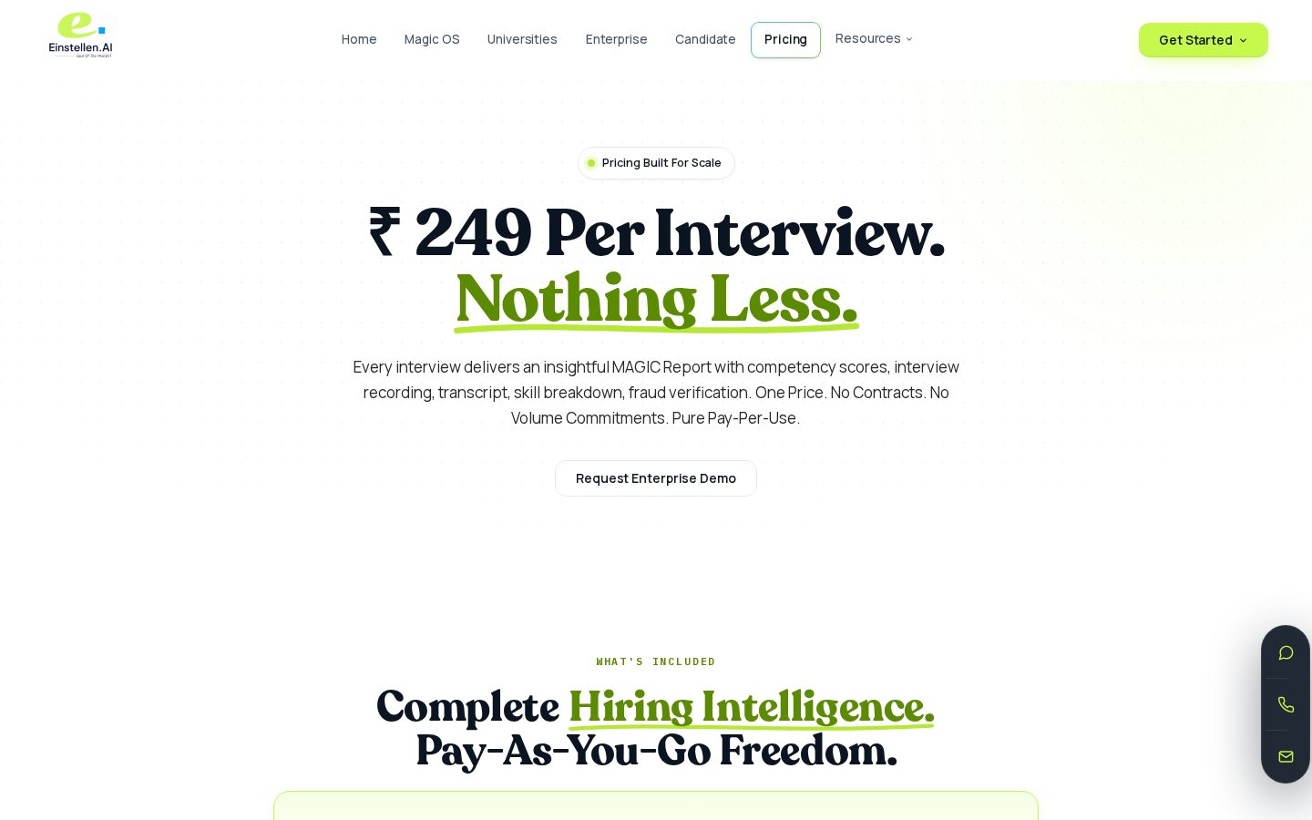 Einstellen AI Pricing