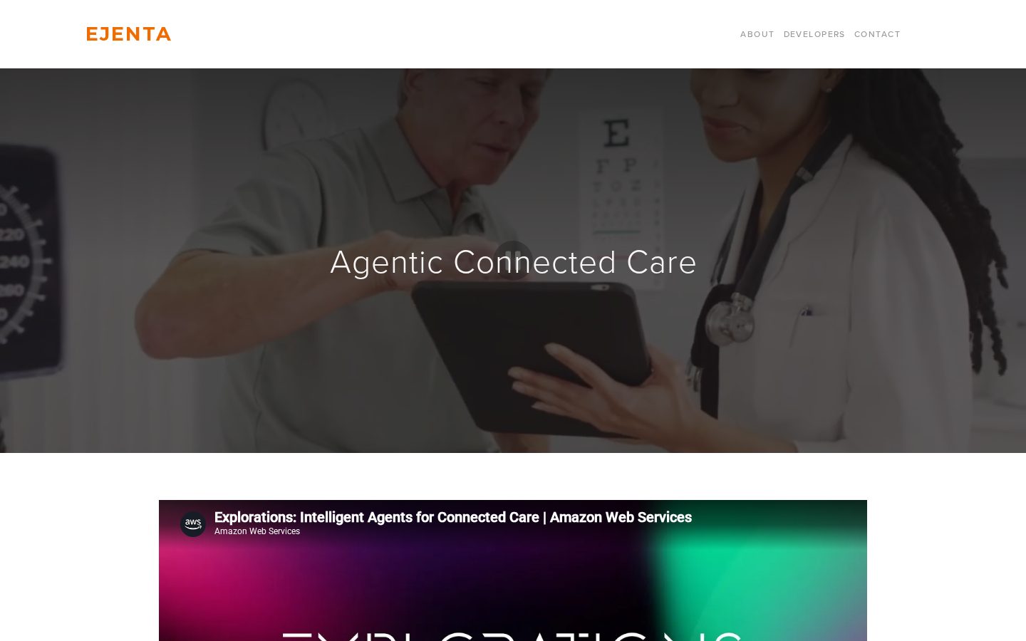Ejenta Homepage