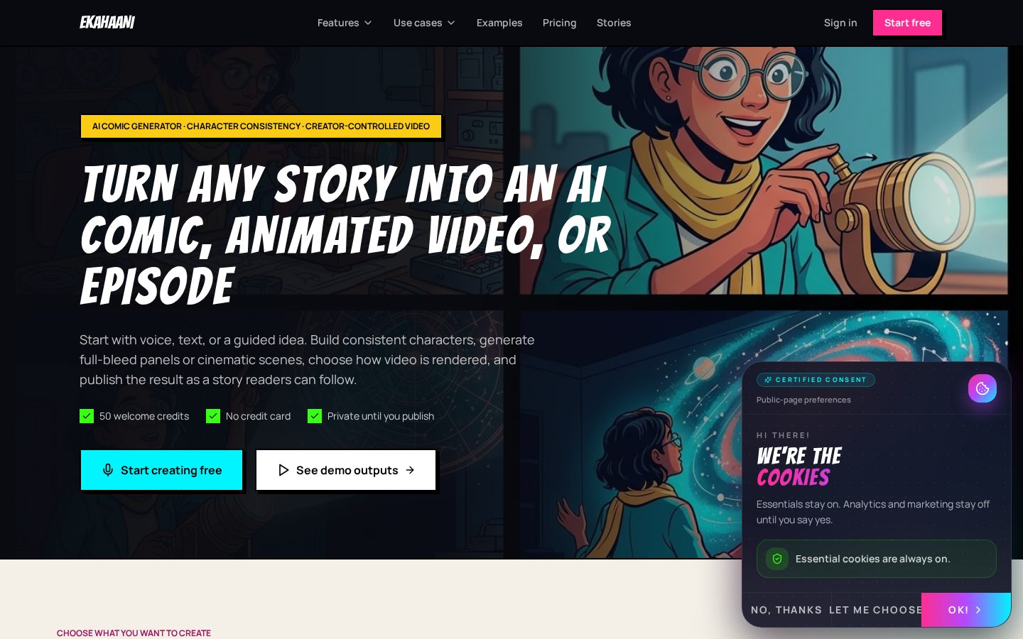 ekahaani Homepage