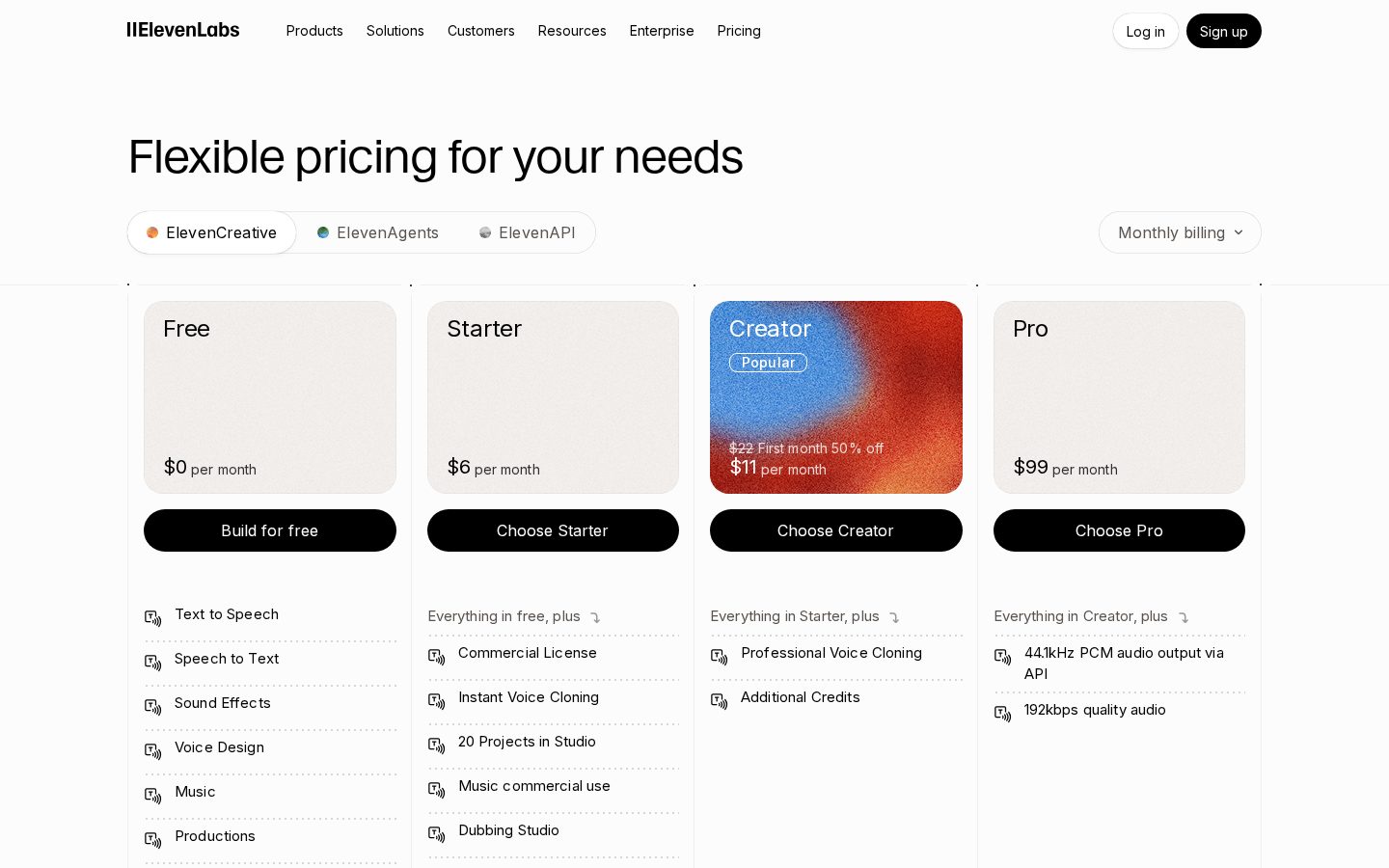 ElevenAgents Guardrails 2.0 Pricing