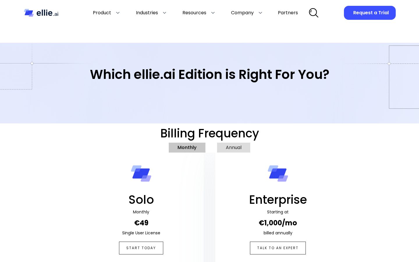 Ellie Pricing