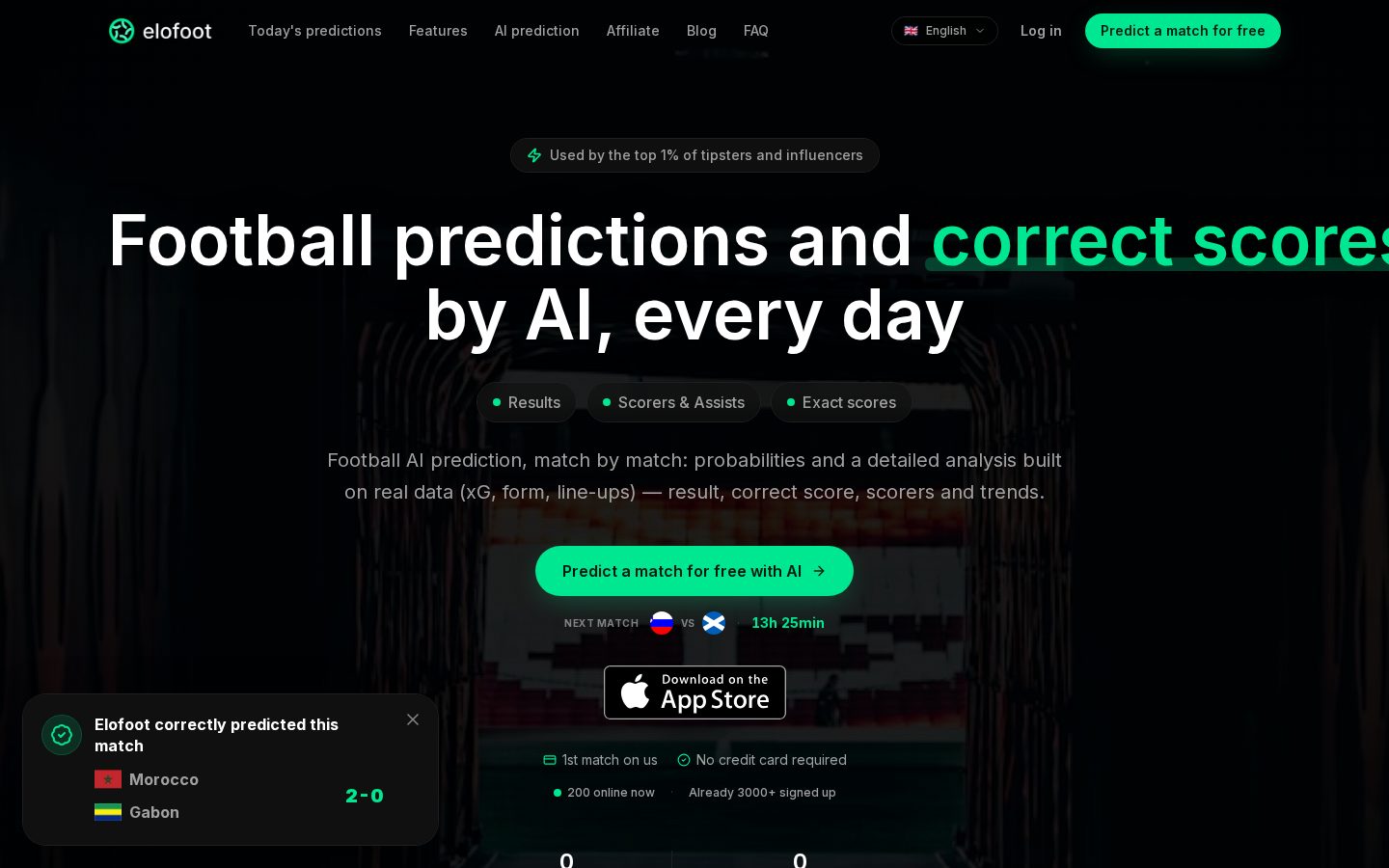Elofoot Homepage