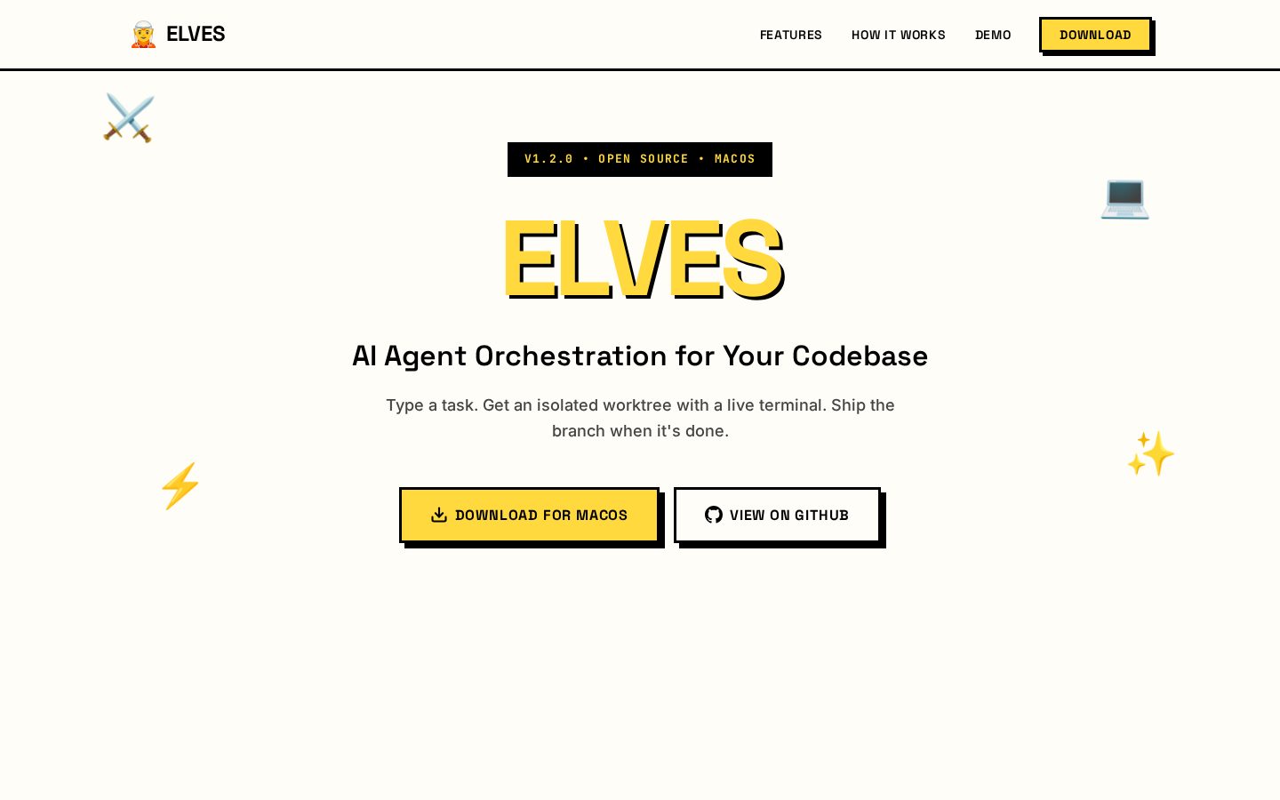 ELVES Homepage