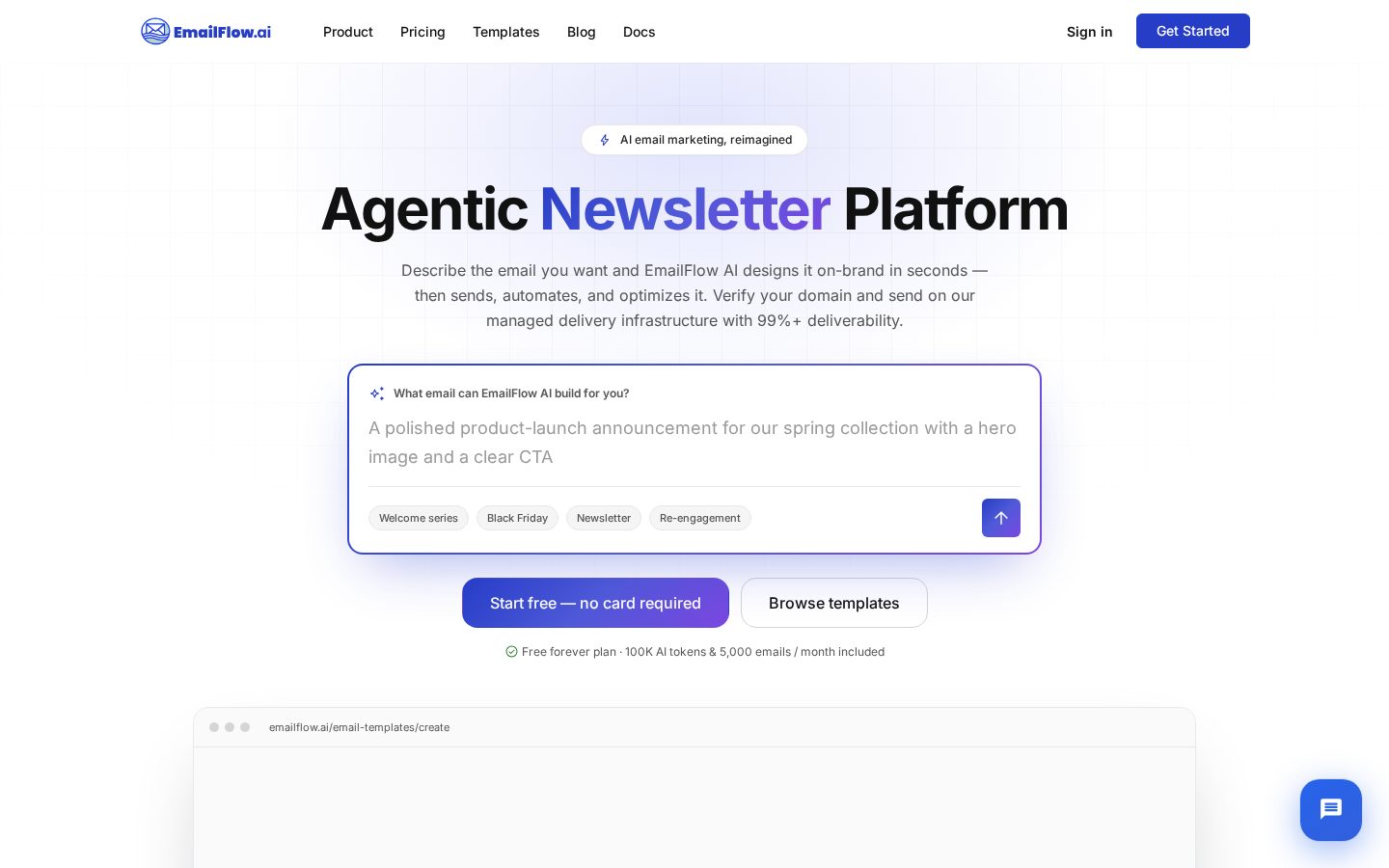EmailFlow.AI Homepage