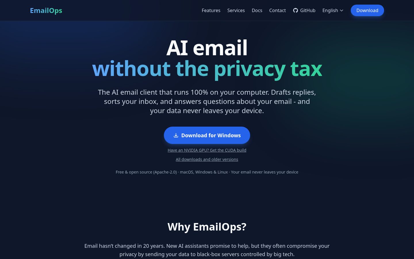 EmailOps Homepage