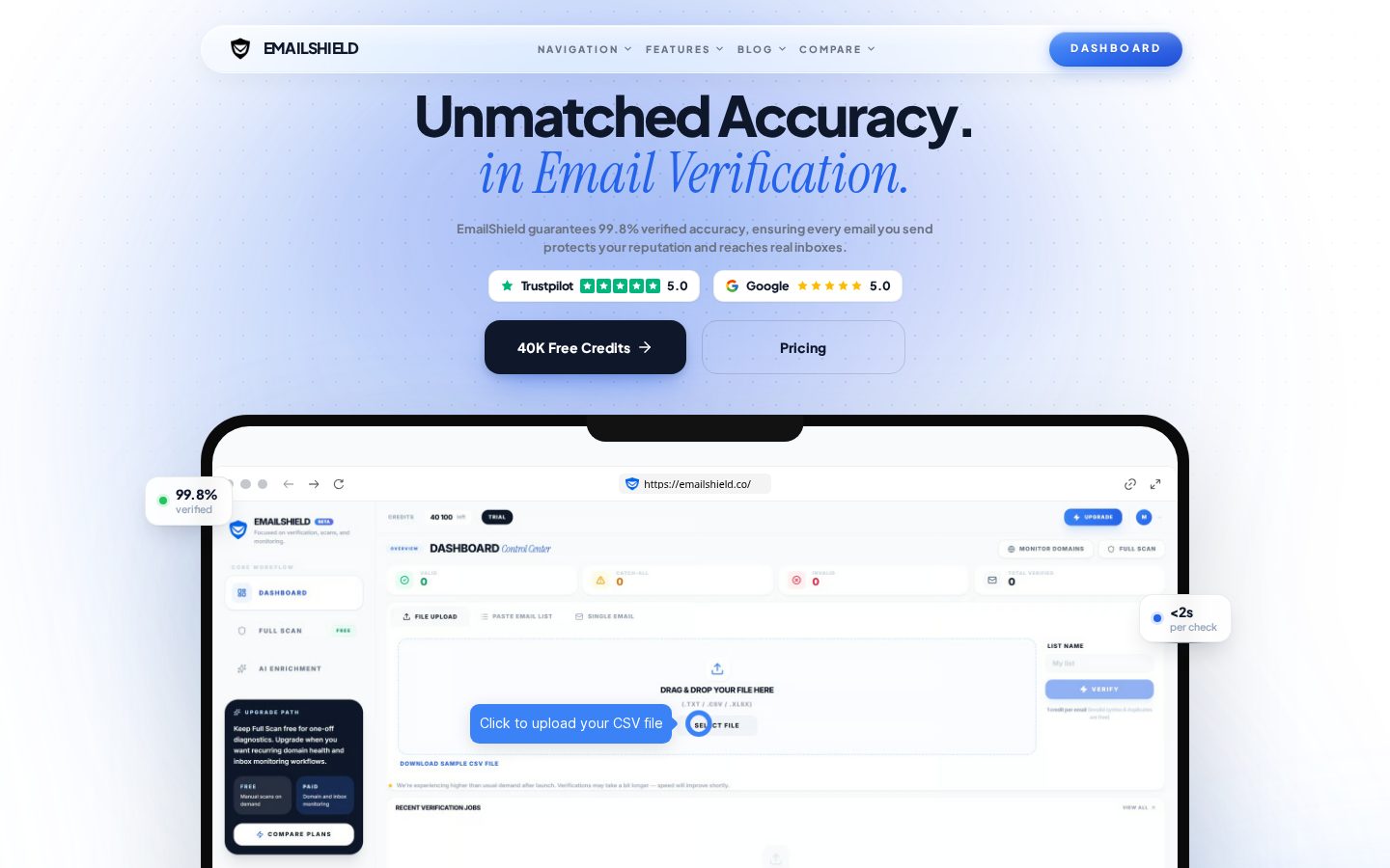 EmailShield Homepage