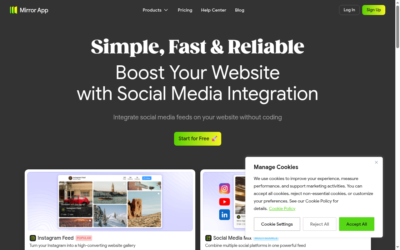 Homepage
