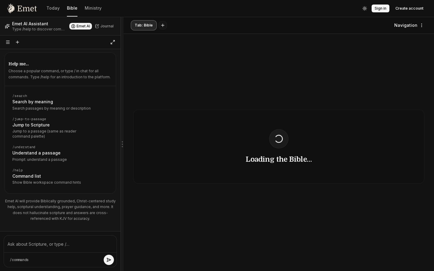 Emet Faith Homepage