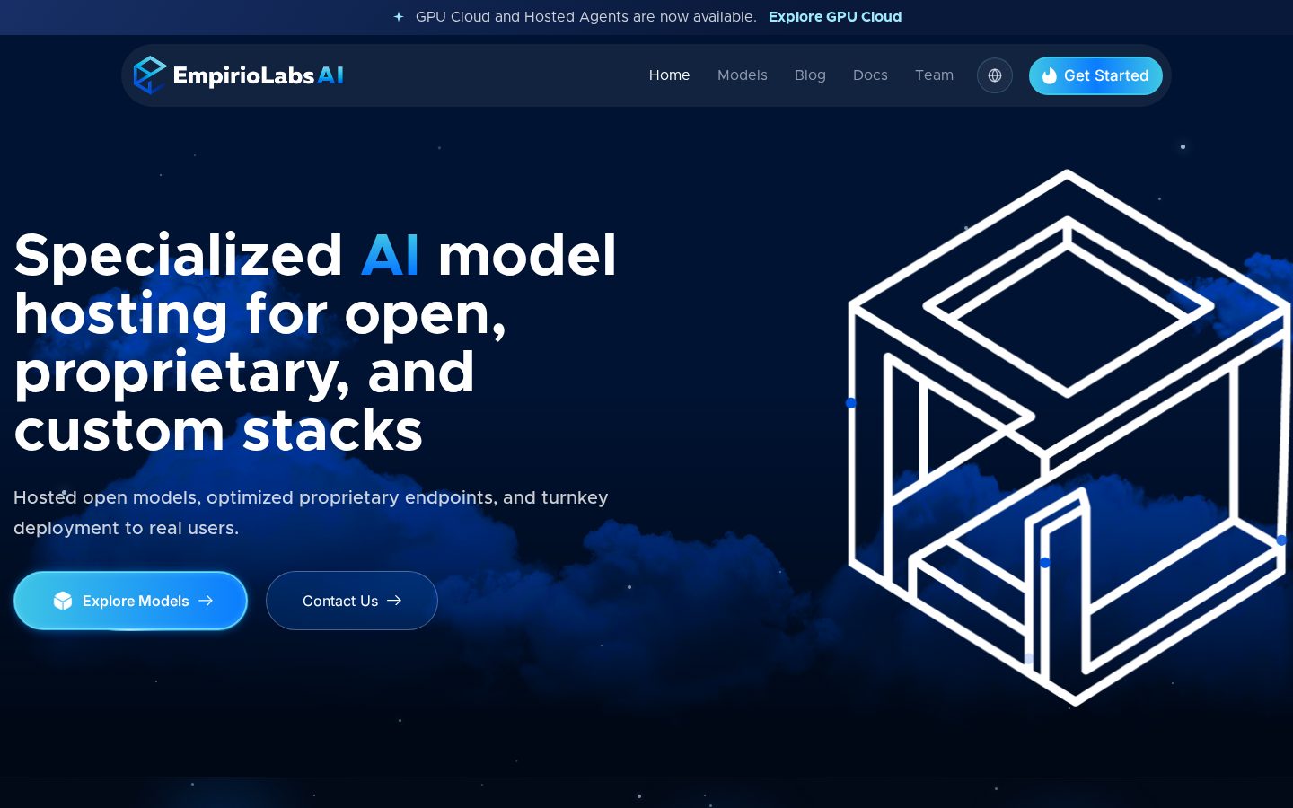 EmpirioLabs AI Homepage