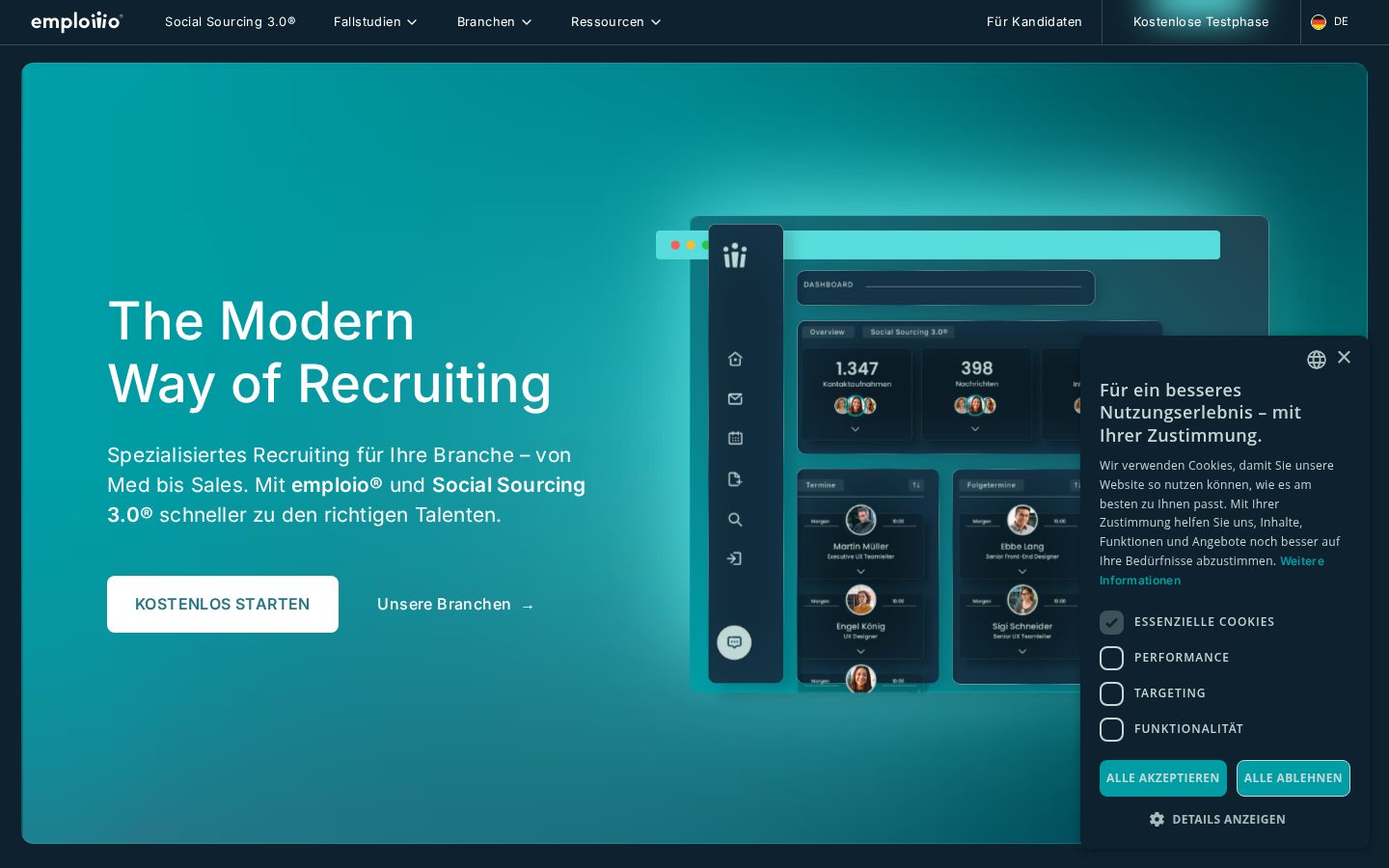 Emploio Homepage