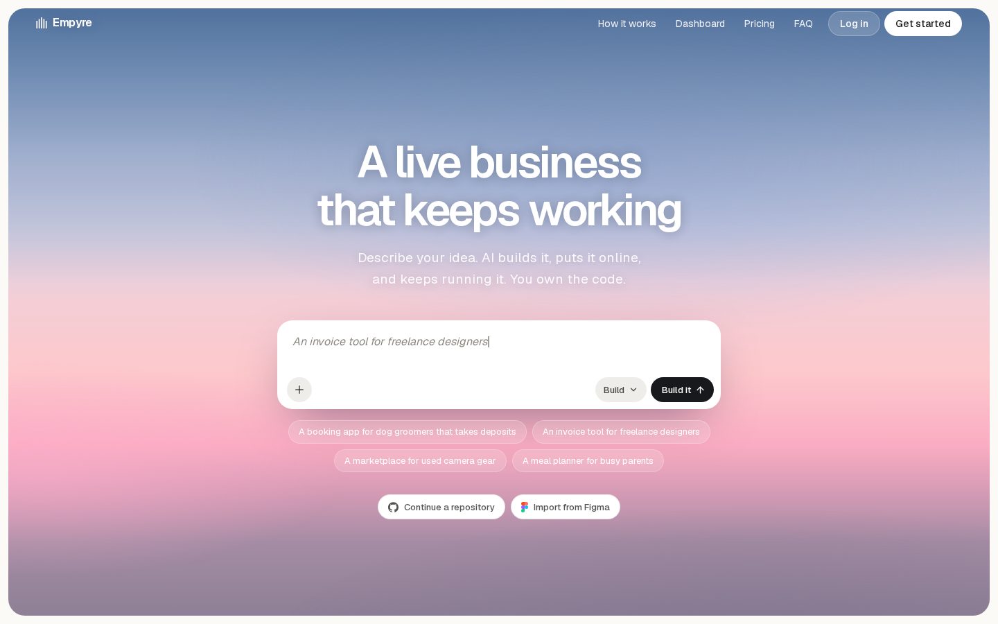 Empyre Homepage