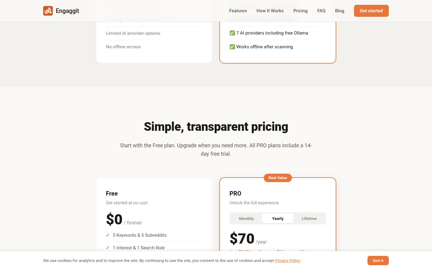 Engaggit Pricing