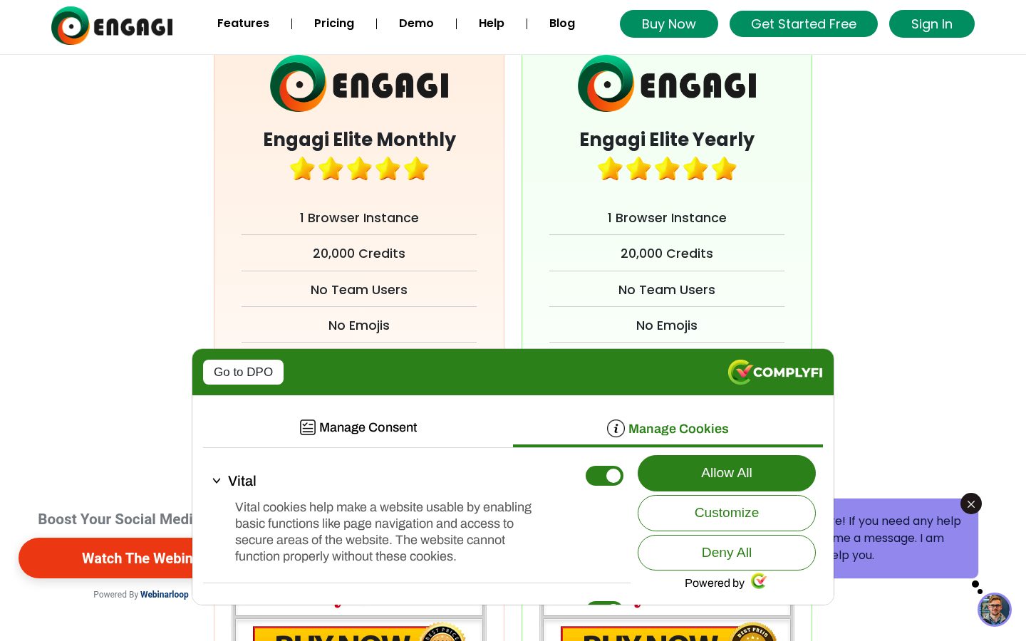 Engagi Pricing