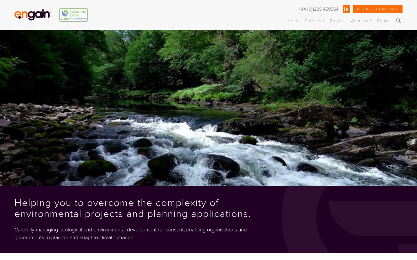 Engain Homepage